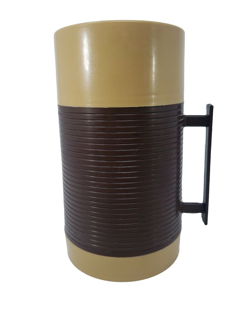 Aladdin Wide Mouth Vintage 1970's Brown Tan Insulated  Food Storage Container